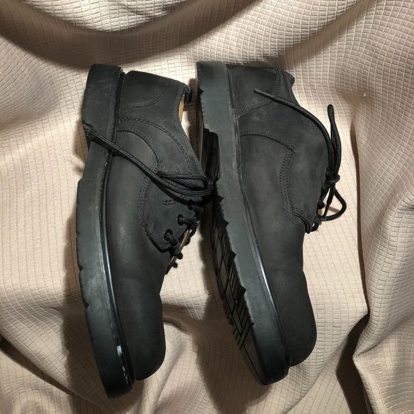 Timberland men lace up black nubuck leather shoes, 10.5 main image 14